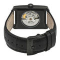 Manhattanhenge Gevril Swiss Made Automatic, Black Case, Black Dial, Black Italian Leather Strap | Black Dial