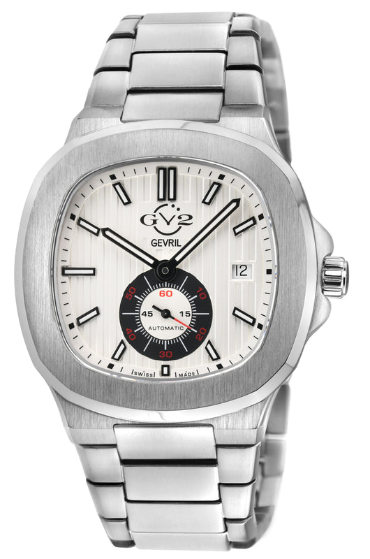 Potente Silver/White ,Silver band, Swiss Automatic Dress Watch | White Dial