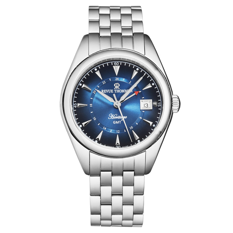 Heritage 21010.2335 / Blue | Blue Dial