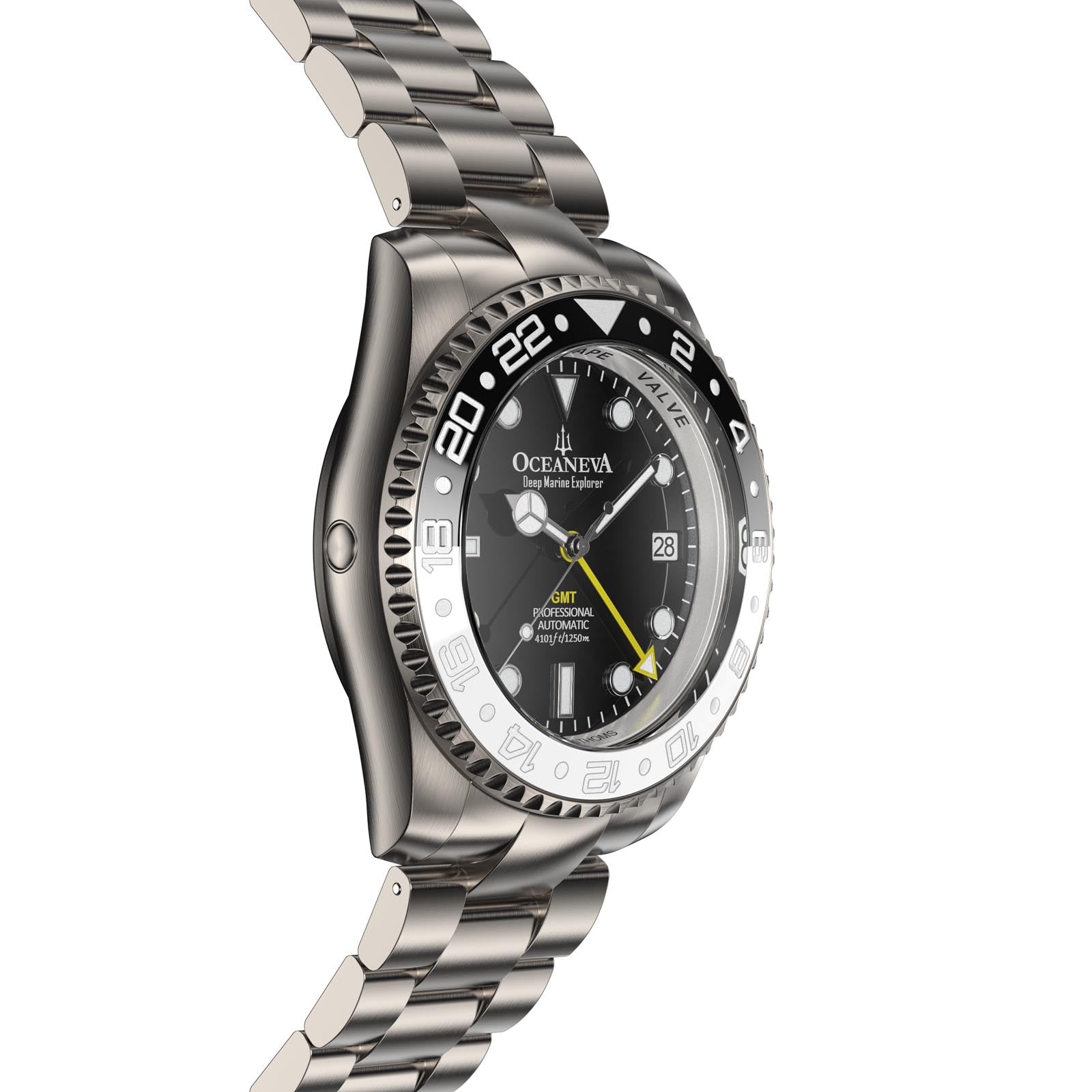 Deep Marine Explorer II Black/White Bezel | Black Dial