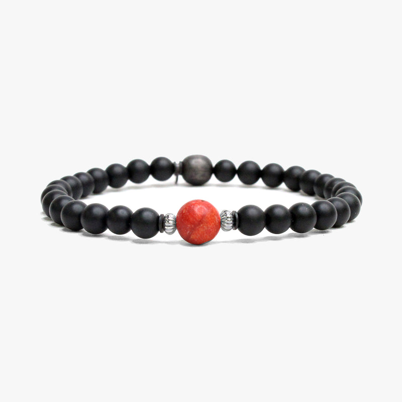 Black Onyx, Red Sea Sediment M (7.25" Wrist) |  Dial