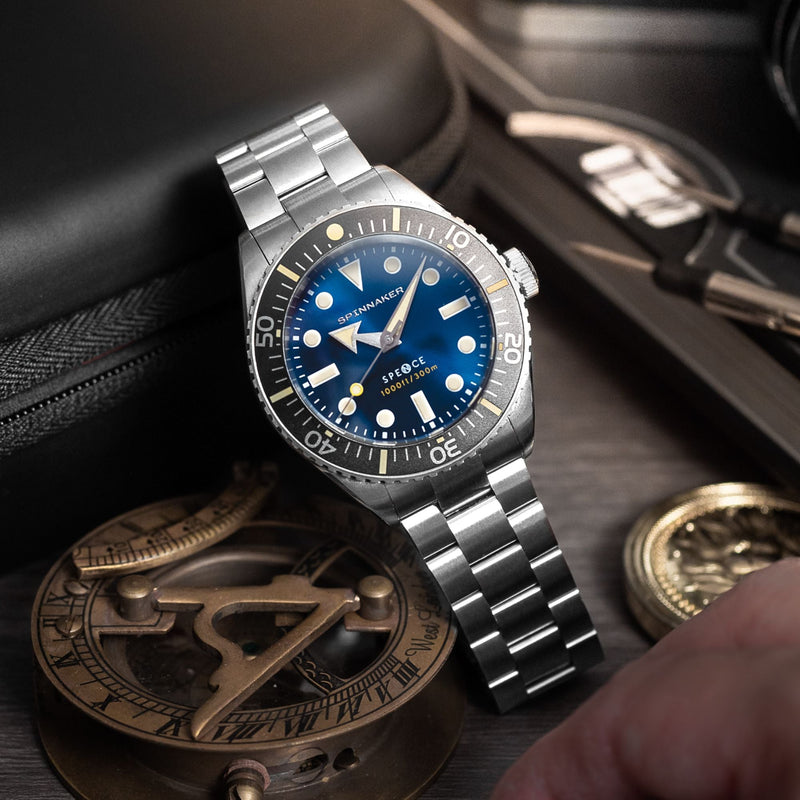 Spence 300 Automatic Blue/Stainless Steel | Blue Dial