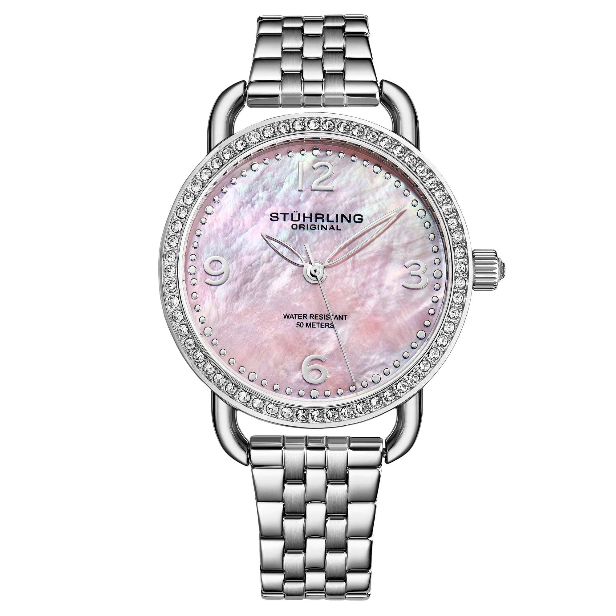 Symphony-3955.2 Silver Stainless Steel | Salmon Dial