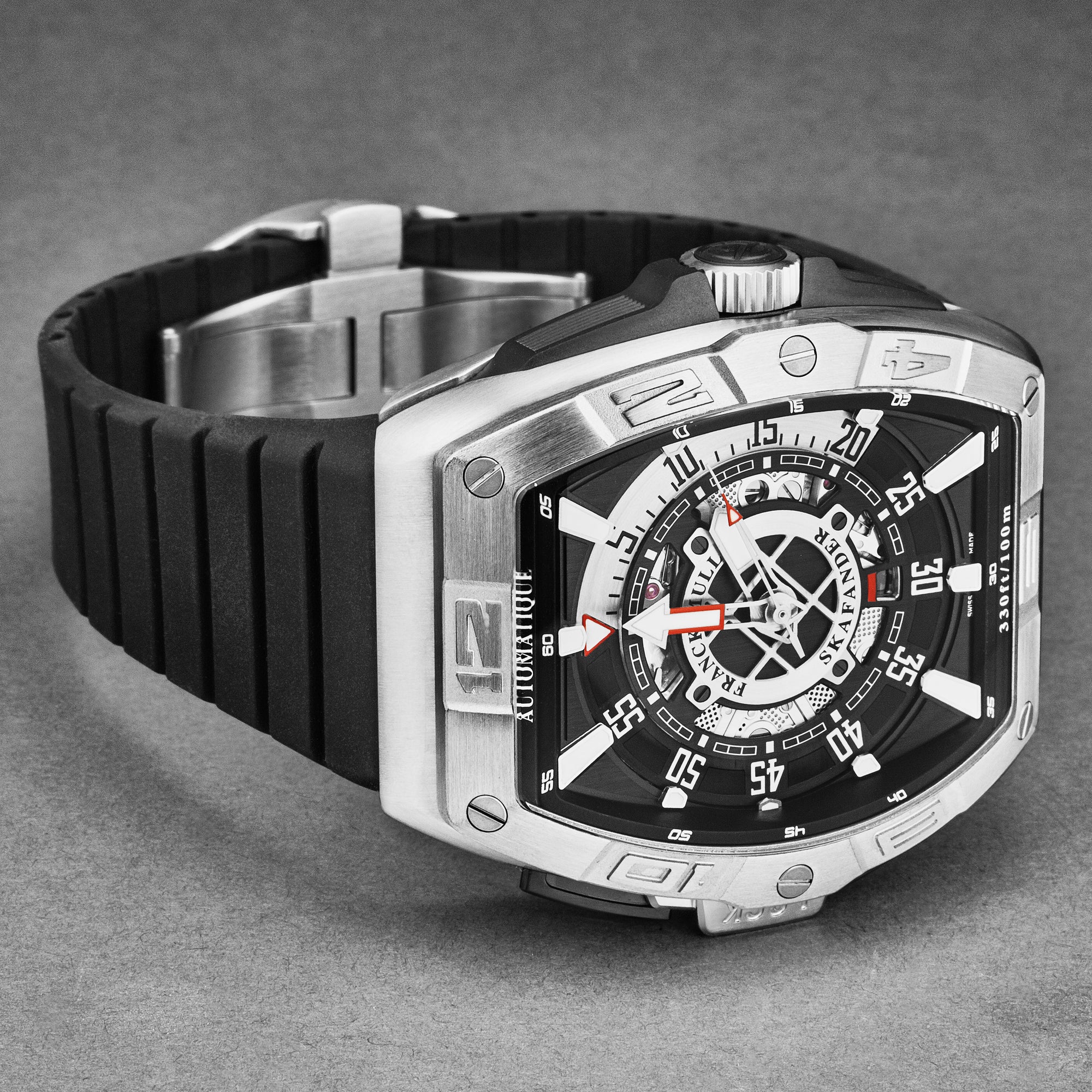 SkaFander 46SCSKFBLKWHT / Black | Black Dial