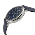 Maestro GV2 Swiss Quartz, 316L Case, Blue Dial, Blue Italian Leather Strap Blue Dial