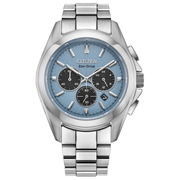 Citizen 41mm / Silver / Light Blue | Light Blue Dial