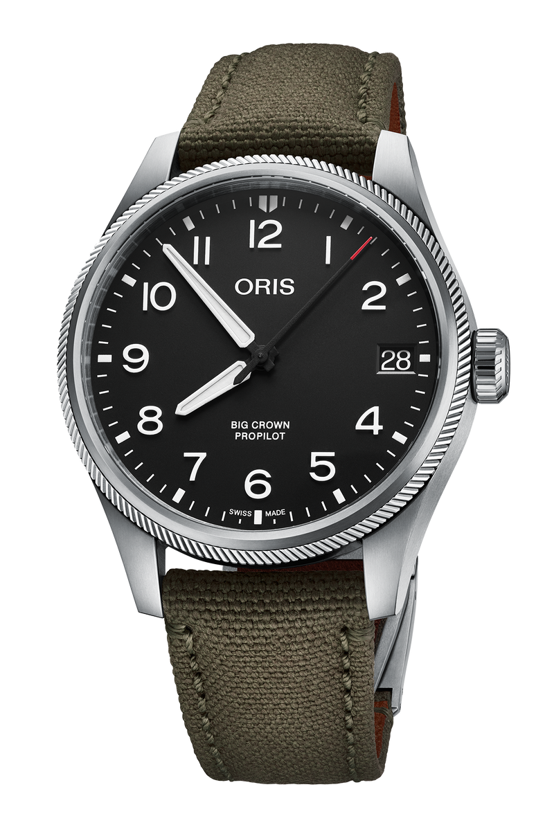 BIG CROWN PROPILOT BIG DATE Black / Green | Black Dial