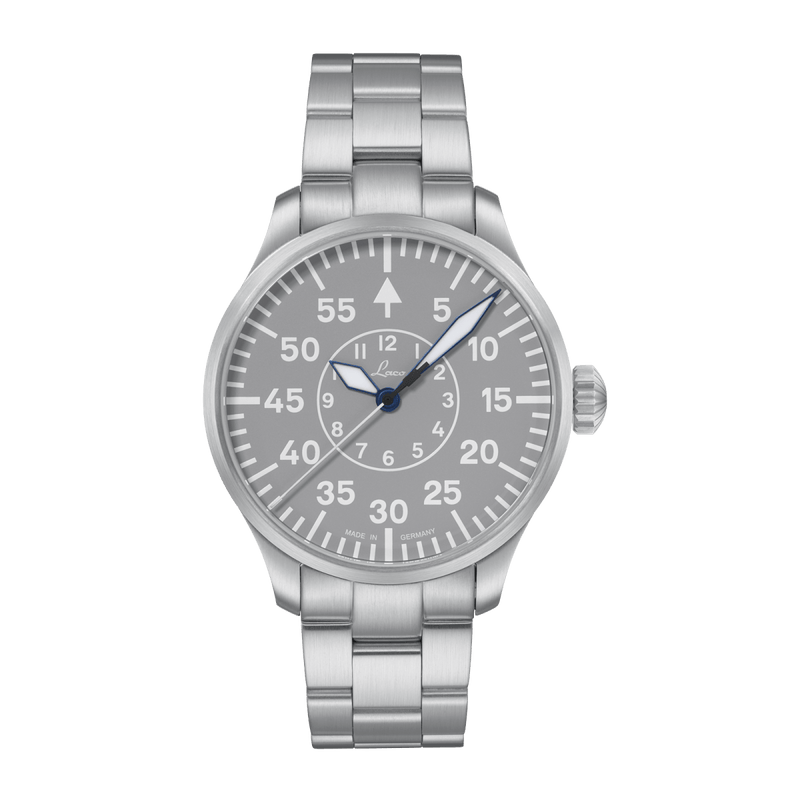 Aachen Grau 42 Automatic / Metal Bracelet Gray Dial