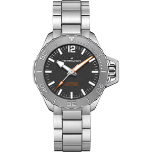 Khaki Navy Silver/SS Black Dial
