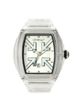 BEAT Transparent Synthetic White Dial