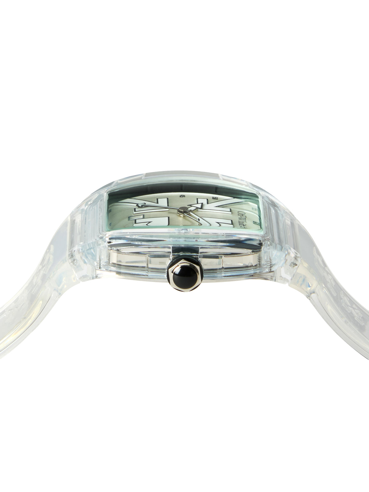 BEAT Transparent Synthetic White Dial