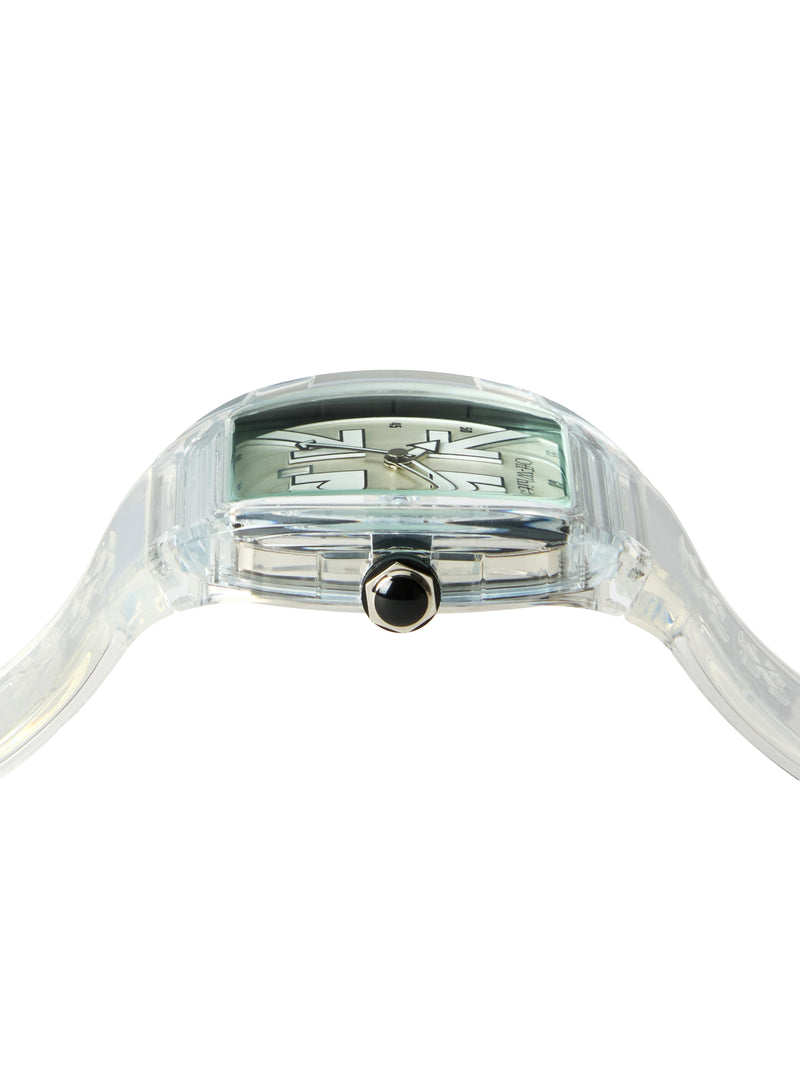 BEAT Transparent Synthetic White Dial