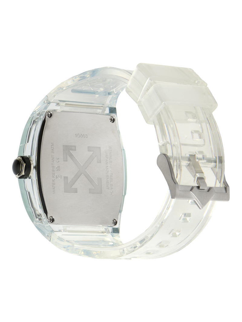 BEAT Transparent Synthetic White Dial