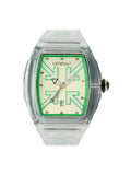 BEAT Transparent Synthetic White Dial
