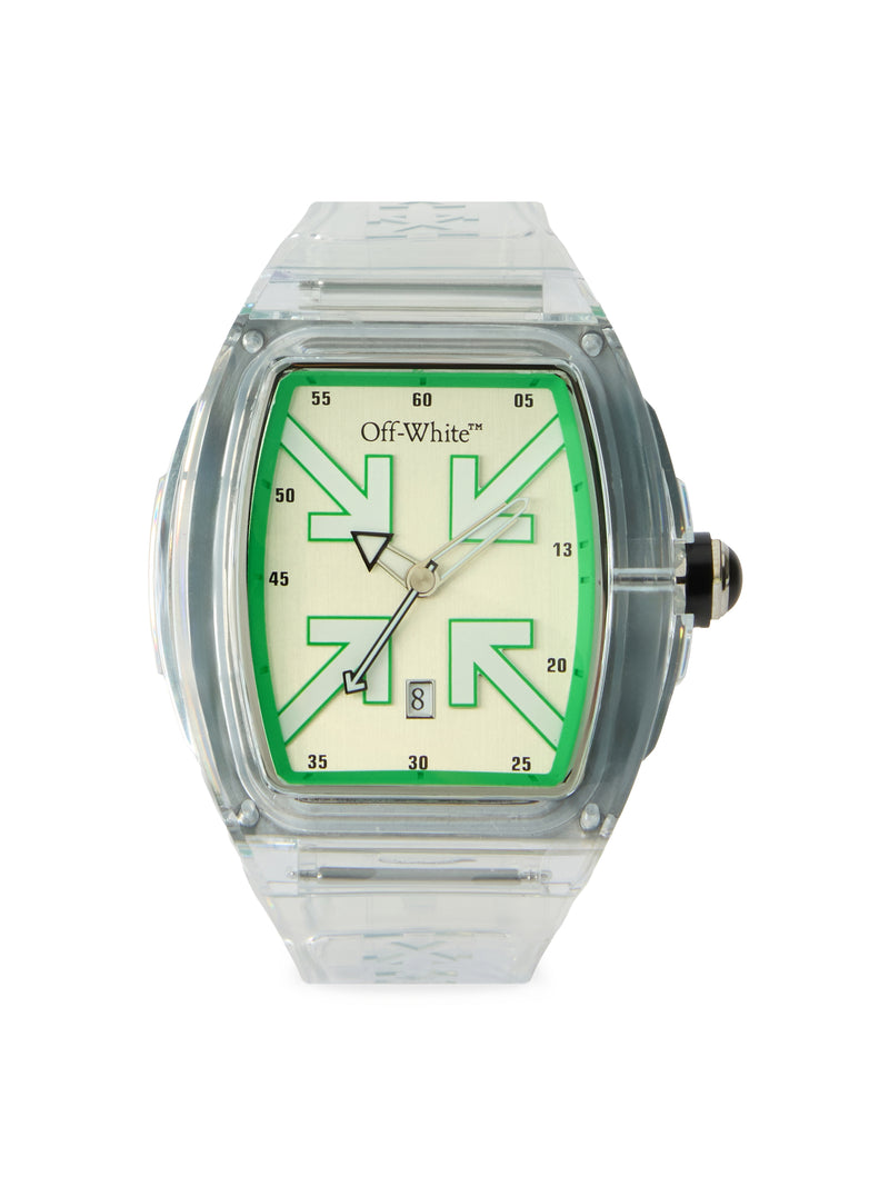 BEAT Transparent Synthetic White Dial