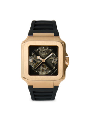 PROTO AUTO IP Rose Gold Silver Dial