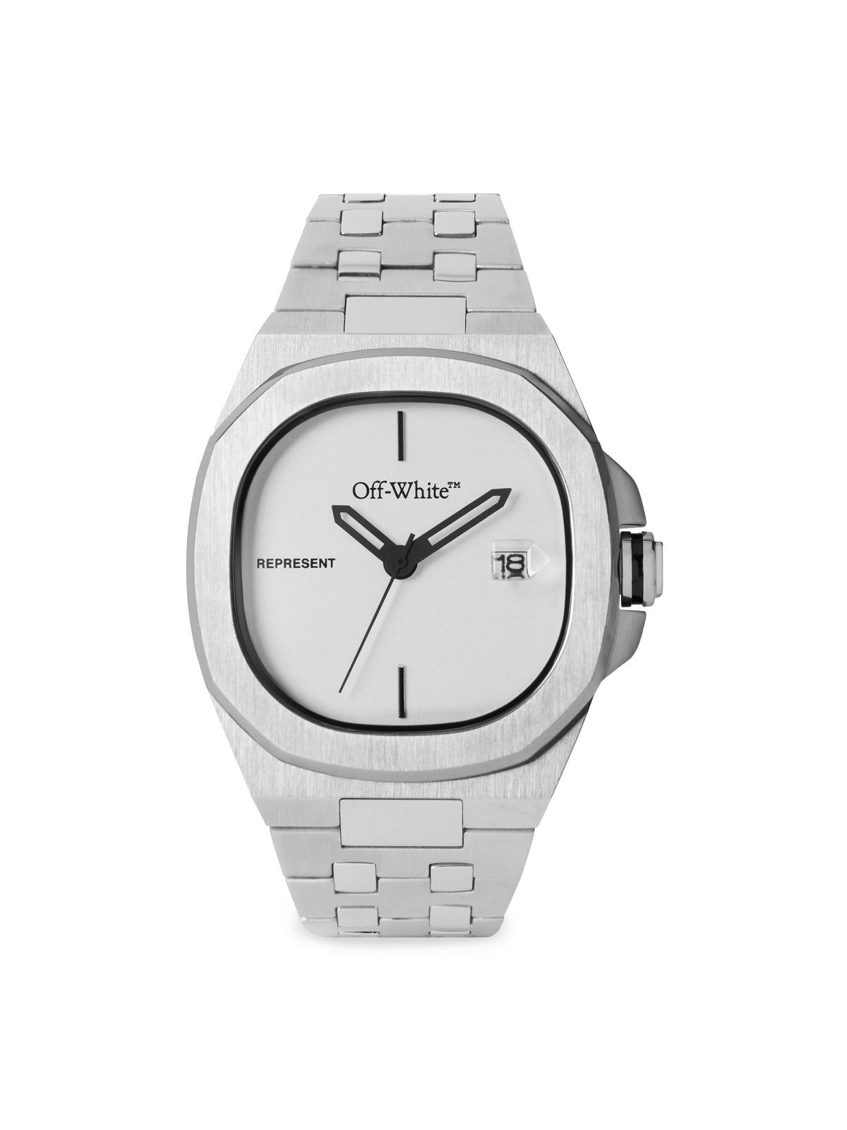 OBJECT Stainless Steel Silver Dial