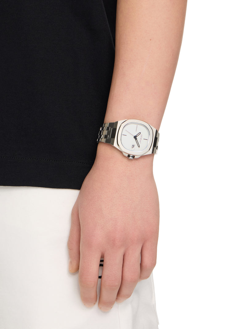 OBJECT Stainless Steel Silver Dial