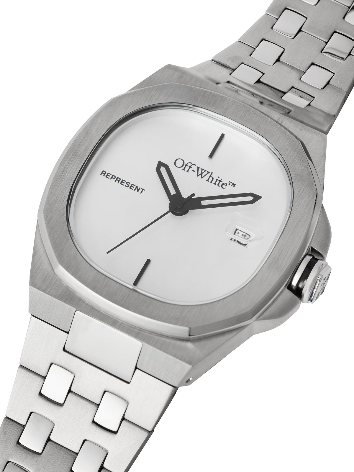 OBJECT Stainless Steel Silver Dial