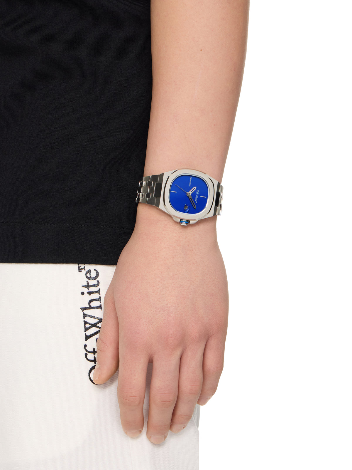OBJECT Stainless Steel Blue Dial