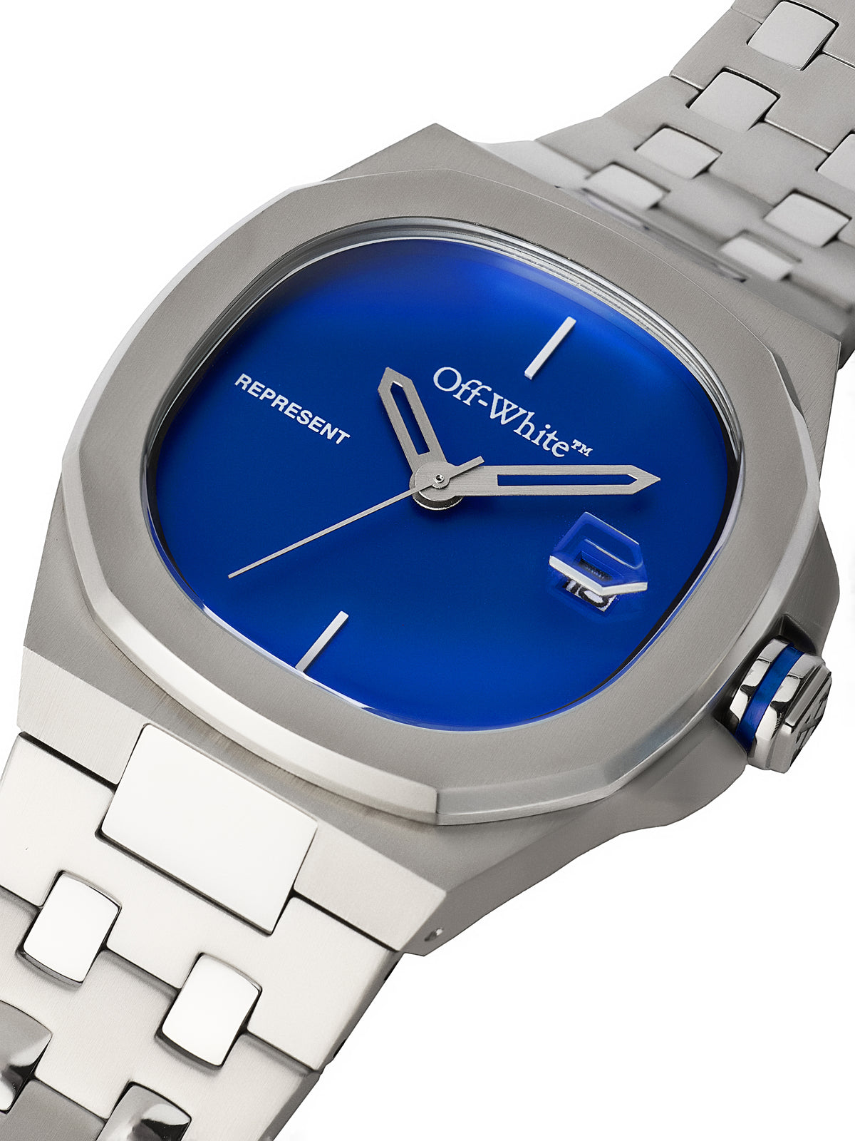 OBJECT Stainless Steel Blue Dial