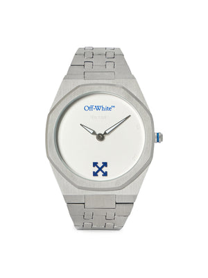 On Time Stainless Steel Silver Dial