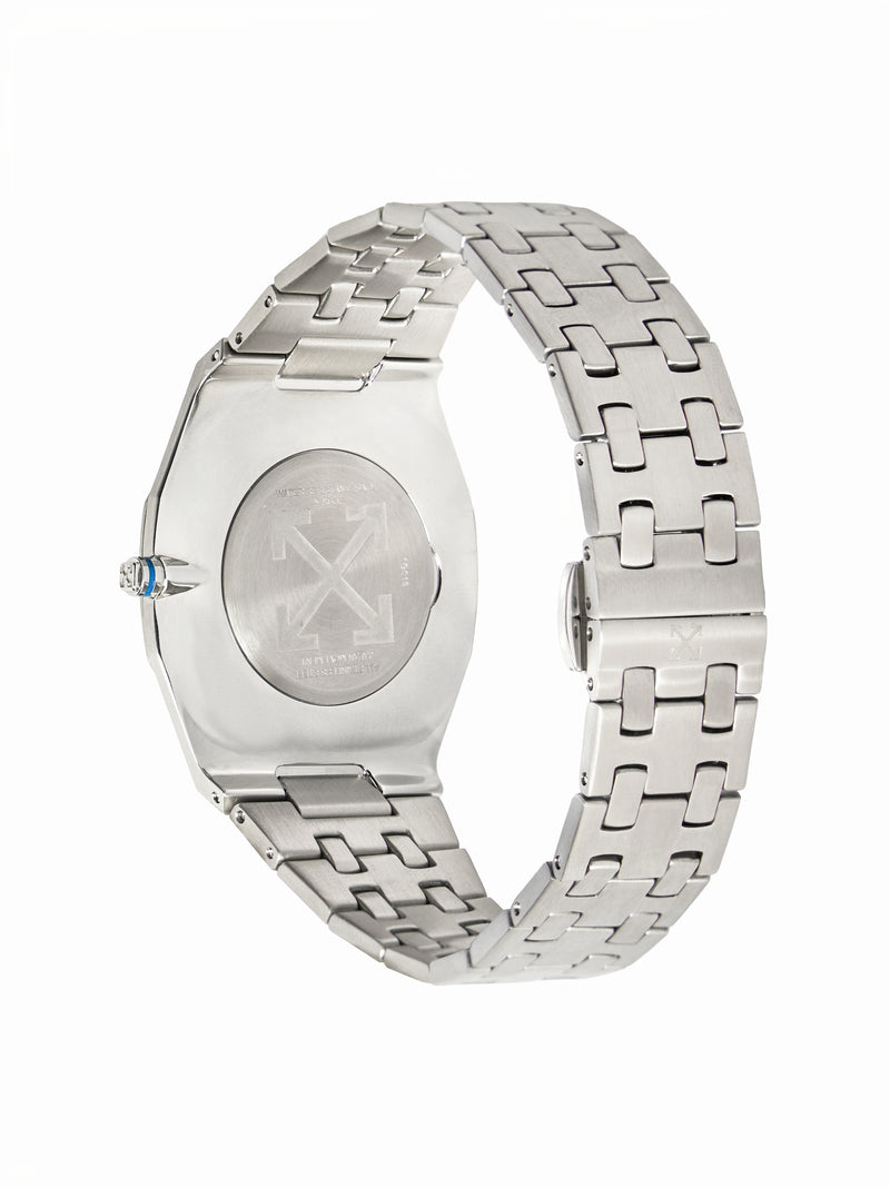 On Time Stainless Steel Silver Dial