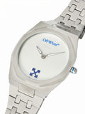 On Time Stainless Steel Silver Dial