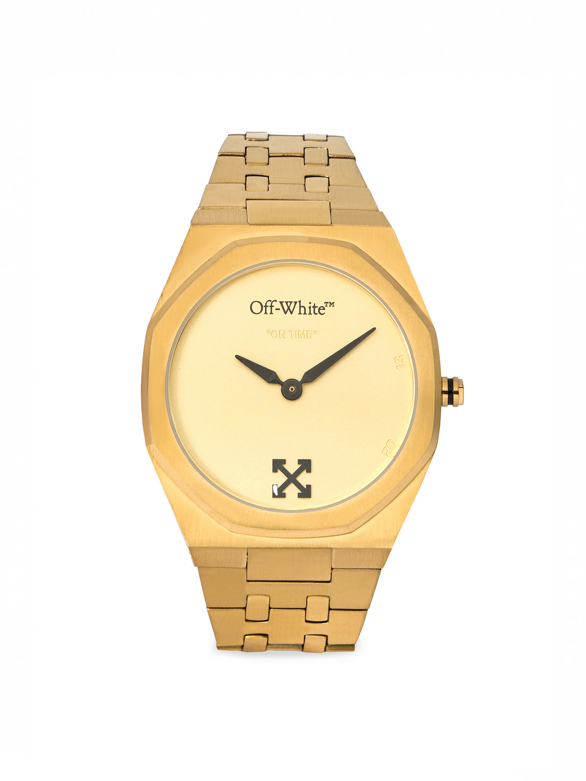 On Time IP Yellow Gold Champagne Dial