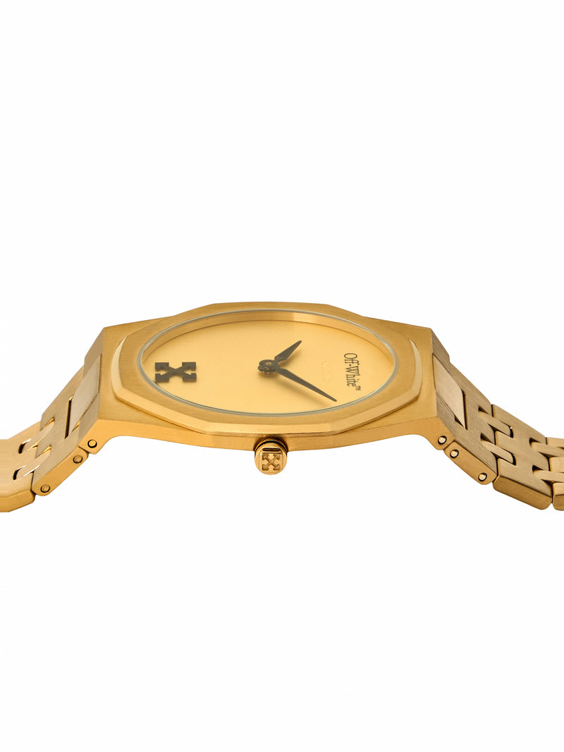 On Time IP Yellow Gold Champagne Dial