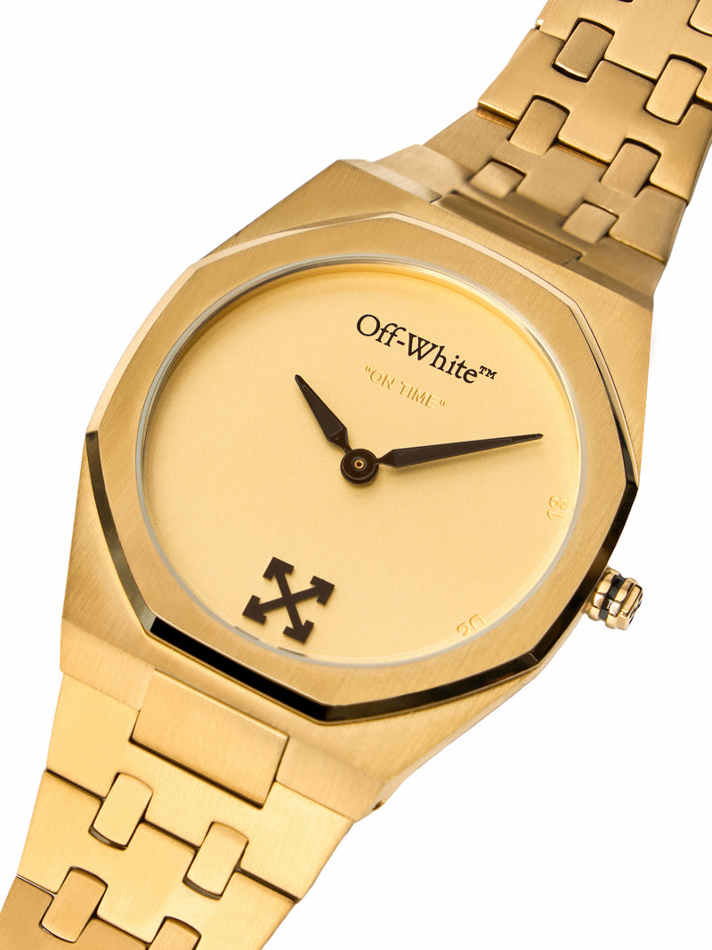 On Time IP Yellow Gold Champagne Dial