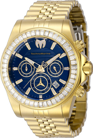 Manta Ray 42mm / Blue / Gold | Blue Dial