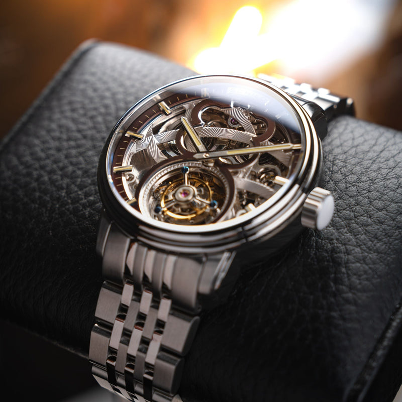 Maximillian Tourbillon Limited Edition Red / Steel Stainless Steel | Red Dial