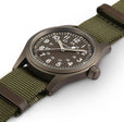 Khaki Field Brown / Textile | Green Dial