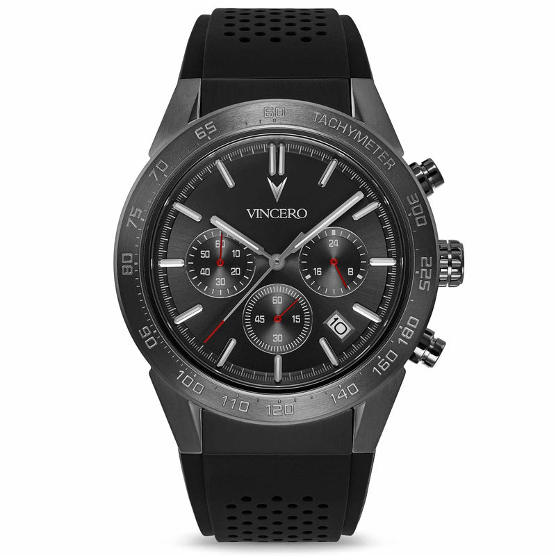 THE ROGUE - GUNMETAL/RED Gunmetal/Red | Black Dial
