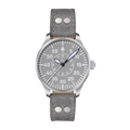 Aachen Grau 39 Automatic / Leather Strap Gray Dial