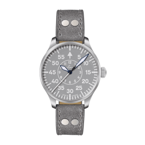 Aachen Grau 39 Automatic / Leather Strap Gray Dial