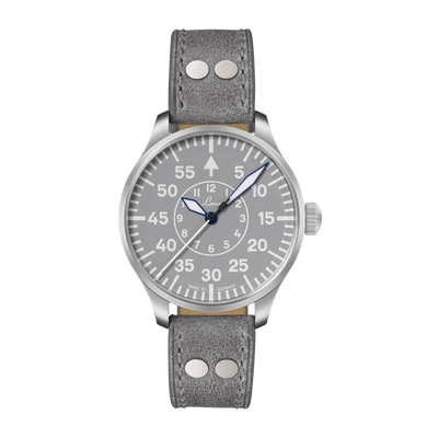 Aachen Grau 39 Automatic / Leather Strap Gray Dial