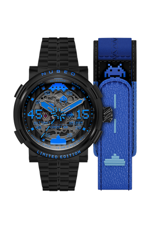 Orion Automatic Space Invaders Limited Edition Black / Stainless Steel | Black Dial