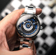 Staunton Chess Set Automatic Limited Edition Blue / Stainless Steel | Blue Dial