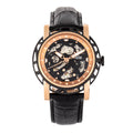 Stavros Rose Gold/Black | Black Dial
