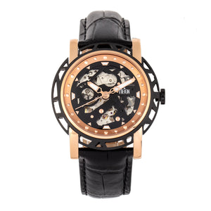 Stavros Rose Gold/Black | Black Dial