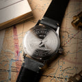 Mckellar Dual Time Grey / Leather | Grey Dial