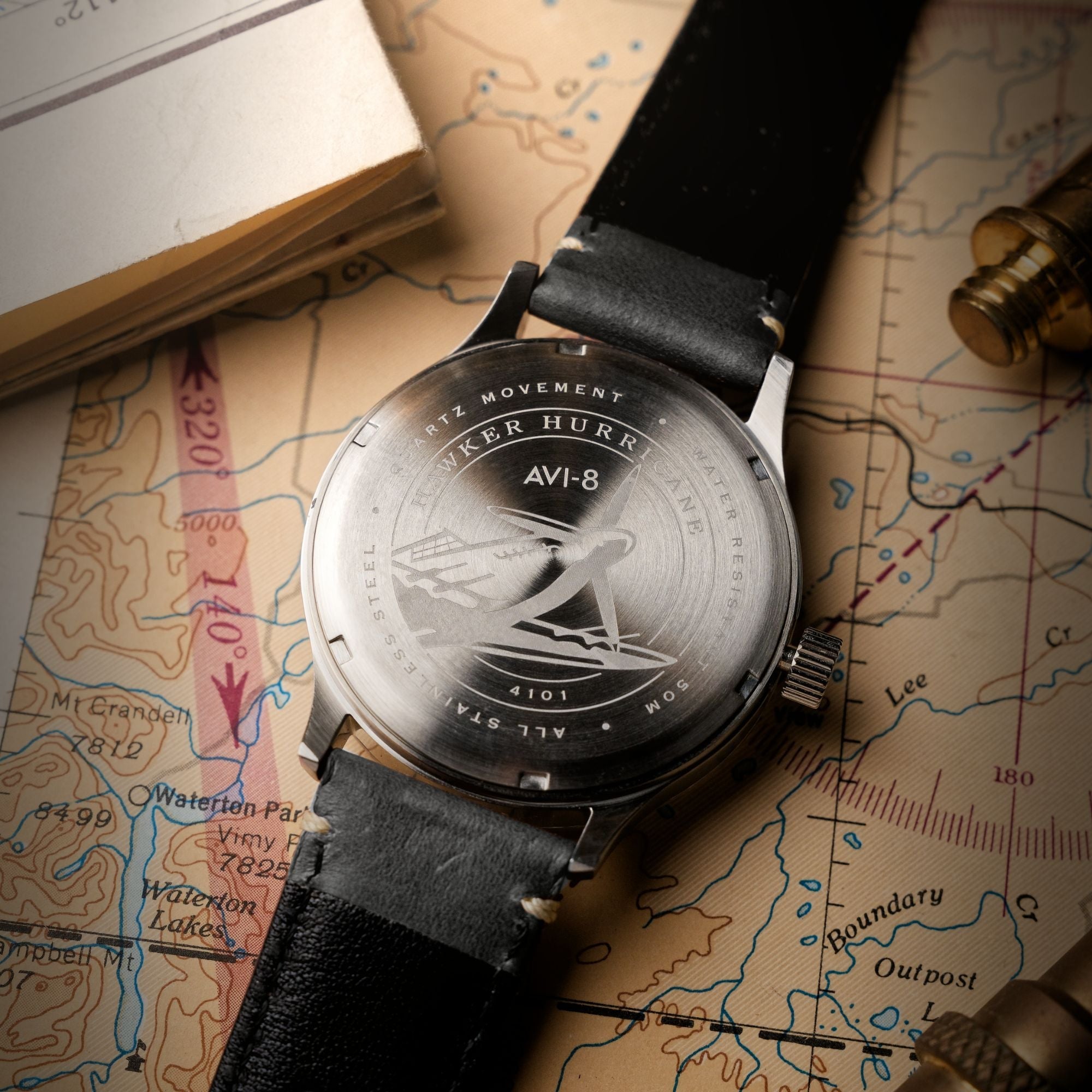 Mckellar Dual Time Grey / Leather | Grey Dial