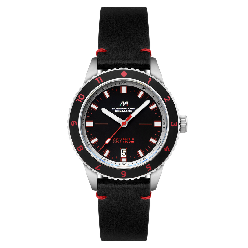 Tropea Automatic Black / Black Leather | Black Dial