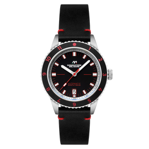 Tropea Automatic Black / Black Leather | Black Dial