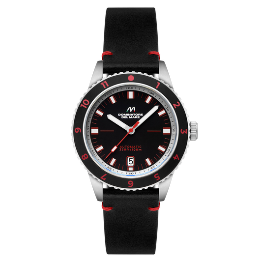 Tropea Automatic Black / Black Leather | Black Dial