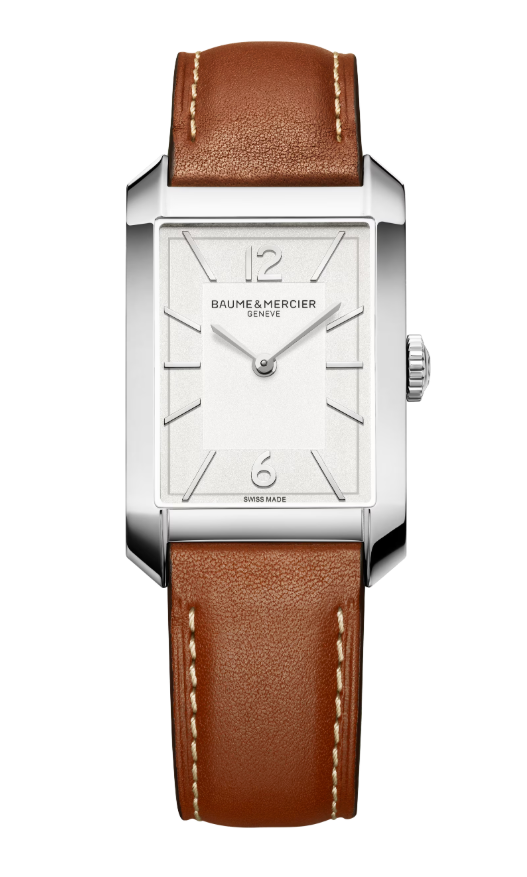 Hampton White / Brown Leather | White Dial