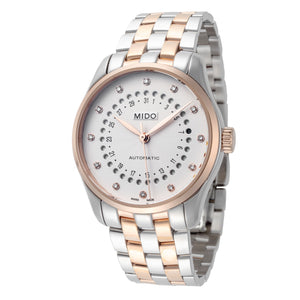Belluna II 33mm / Silver / Silver and Rose Gold | Silver Dial