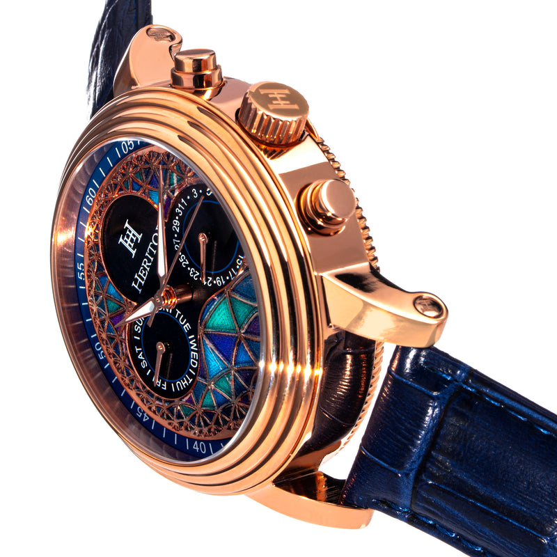 Legacy Rose Gold/Blue | Multi-colored Dial